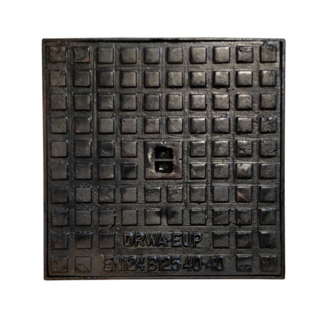 Putdeksel gietijzer nodulair 12.5T 40x40