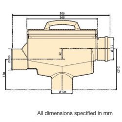 DS 6818 vortex filter (ingebouwd in tank) DS 6818 vortex filter (ingebouwd in tank)
