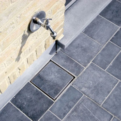 ACO Bluestone inox vloerafvoerput HORIZONTAAL ACO Bluestone inox vloerafvoerput HORIZONTAAL