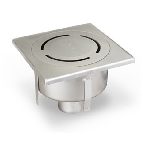 ACO EKO Home klokrooster inox matte 15x15