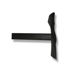 EPDM afvoerbuis in PE 60x80mm-L50cm-slabbe 90° EPDM afvoerbuis in PE 60x80mm-L50cm-slabbe 90°
