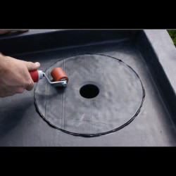EPDM afvoerbuis in PE Ø125mm-L30cm