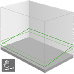 FUTECH MC3D Floor kruislijnlaser Groen + Statief 150cm 