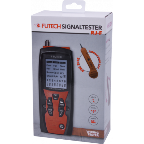 FUTECH Signaltester RJ-F Multifunctionele kabeltester met toongenerator FUTECH Signaltester RJ-F Multifunctionele kabeltester met toongenerator