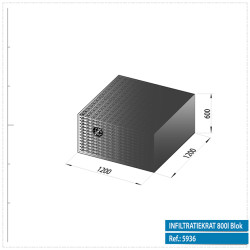 DS infiltratiekrat geotextiel 800L blok