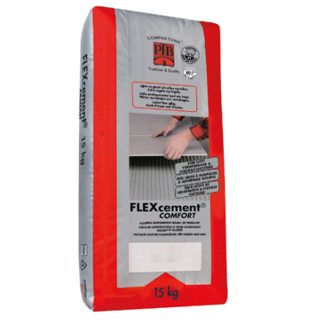 PTB FLEXcement COMFORT 15KG grijs PTB FLEXcement COMFORT 15KG grijs