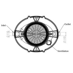 DS VA PRO Vetafscheider professioneel gebruik 1330L - NG4
