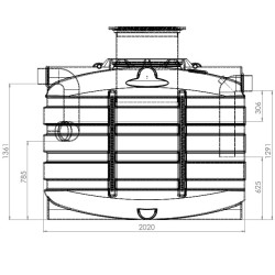 DS VA PRO Vetafscheider professioneel gebruik 2865L - NG9 DS VA PRO Vetafscheider professioneel gebruik 2865L - NG9