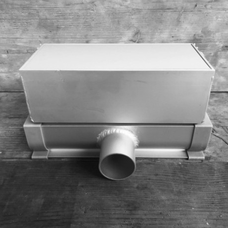 YU FastDrain 75 inspectieluik gesloten horizontale afvoer