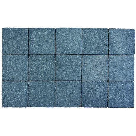 Klinker in-line trommeling 15x15 arduinblauw (pallet 11,7m²)