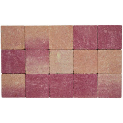 Klinker in-line trommeling 15x15 rose-rood (pallet 11,7m²) Klinker in-line trommeling 15x15 rose-rood (pallet 11,7m²)
