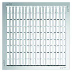 ACO Europoint lengtestaafrooster inox