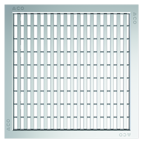 ACO Europoint lengtestaafrooster inox