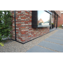 Elegant Drain 65/100 L-stuk alu rooster zwart