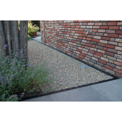 Elegant Drain 65/100 L-stuk alu rooster zwart