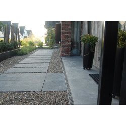 Elegant Drain 65/100 PVC goot alu rooster zwart