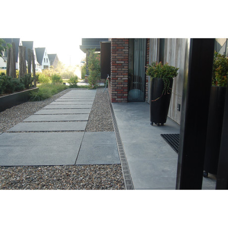 Elegant Drain 65/100 PVC goot alu rooster zwart