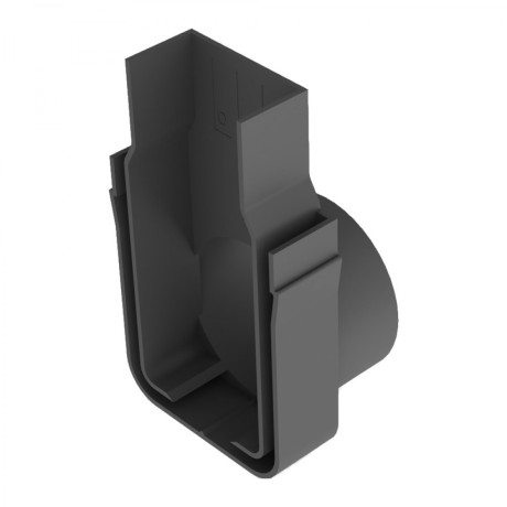ACO Slimline eindplaat met horizontale uitloop