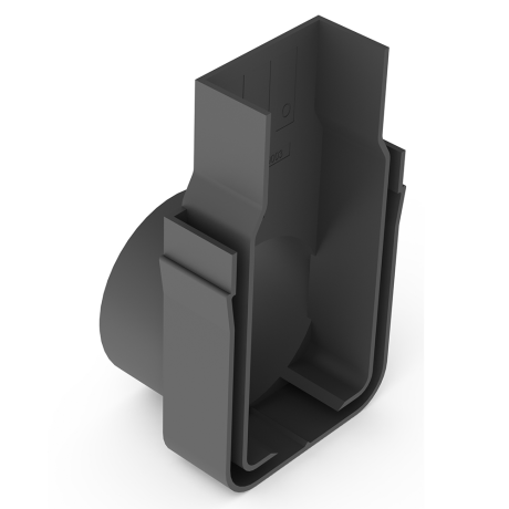 ACO Slimline eindplaat met horizontale uitloop ACO Slimline eindplaat met horizontale uitloop