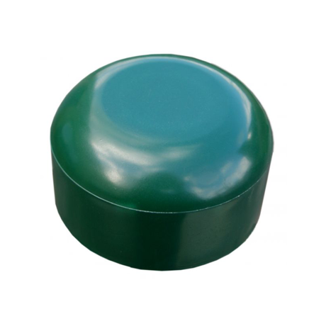 PVC paaldop 48mm groen PVC paaldop 48mm groen