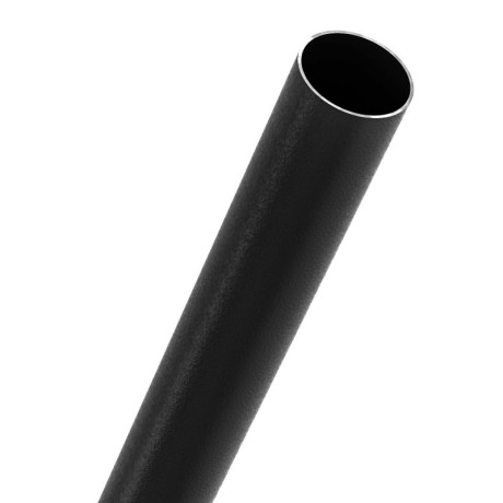 Paal diam.48mm - lengte 300cm zwart