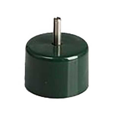 PVC einddop met pin diam.42mm groen PVC einddop met pin diam.42mm groen
