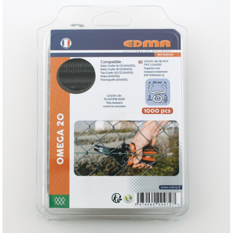 Nietjes Omega"20" 1000 stuks groen Nietjes Omega"20" 1000 stuks groen