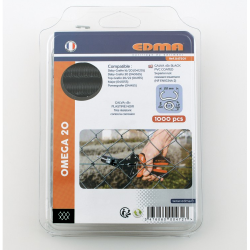 Nietjes Omega"20" 1000 stuks zwart