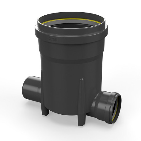 Toezichtsput PE diam. 250 - 2x110mm