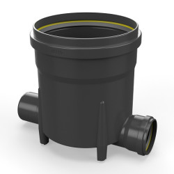 Toezichtsput PE diam. 315 - 2x110mm