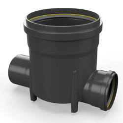 Toezichtsput PE diam. 315 - 2x160mm