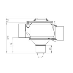 EVO Aqua 6089 Integral filter DN160 EVO Aqua 6089 Integral filter DN160