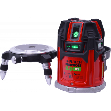 FUTECH Procross kruislijnlaser 8.0 DS Groen + statief 300cm FUTECH Procross kruislijnlaser 8.0 DS Groen + statief 300cm