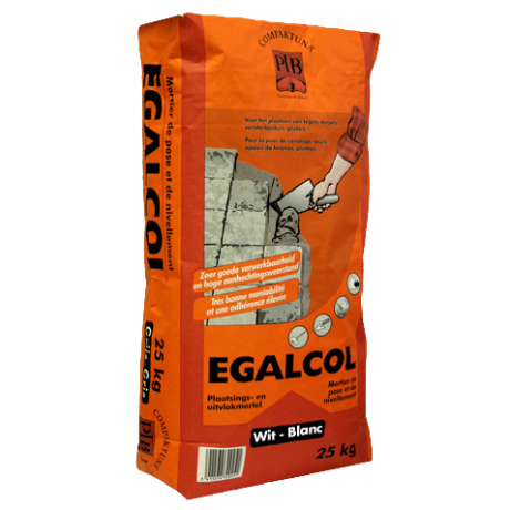 PTB Egalcol 25KG wit PTB Egalcol 25KG wit