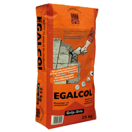 PTB Egalcol 25KG grijs PTB Egalcol 25KG grijs