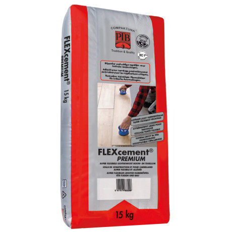 PTB FLEXcement PREMIUM 15KG wit PTB FLEXcement PREMIUM 15KG wit