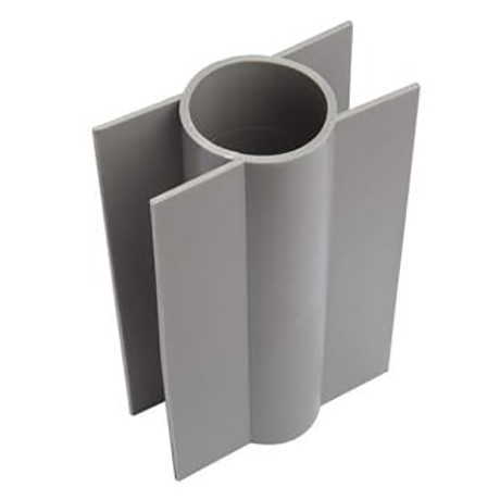 Betonplaathouder PVC diam.60mmx28cm