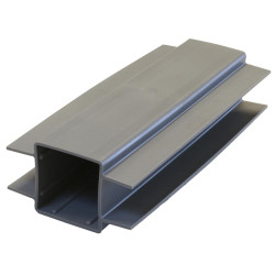 Betonplaathouder PVC vierkant 60/60mmx30cm met voetje