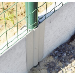 Betonplaathouder PVC diam.60mmx30cm met voetje Betonplaathouder PVC diam.60mmx30cm met voetje