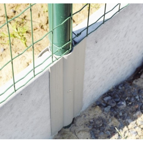Betonplaathouder PVC diam.60mmx30cm met voetje Betonplaathouder PVC diam.60mmx30cm met voetje