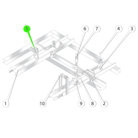 Ankerhanger lang 170mm