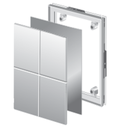 Inspectieluik badkader R.U.G. - 20x20