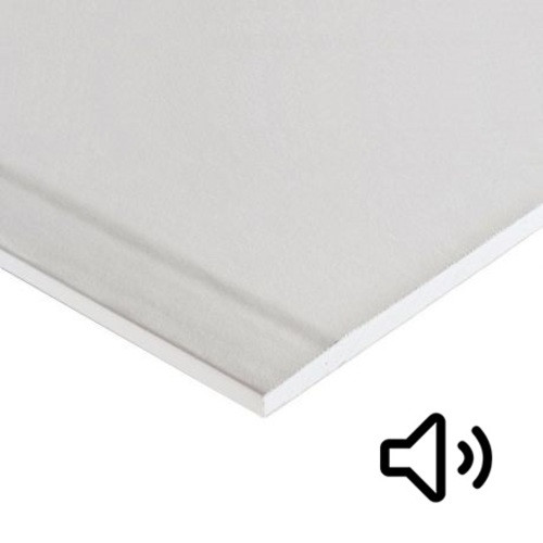 Gipsplaat SOUNDSHIELD 2600x1200x12.5mm 2xABA/AK