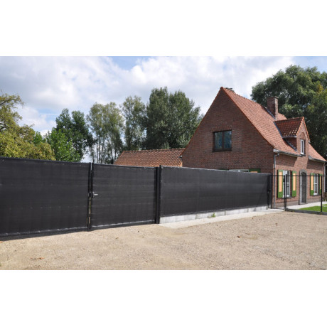 Afschermdoek PP 2.0mx50m 100% ondoorzichtig zwart