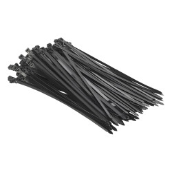 Bevestigingsstrips zwart (100 stuks)