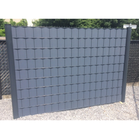 Vlechtband 190mmx50m antraciet