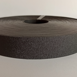 Vlechtband voor harmonicadraad 47mmx50m zwart