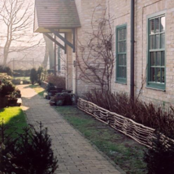 Hazelaarscherm 150x40cm (BxH) - inclusief paaltjes