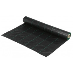 Worteldoek zwart gewoven rol 100x2.1m