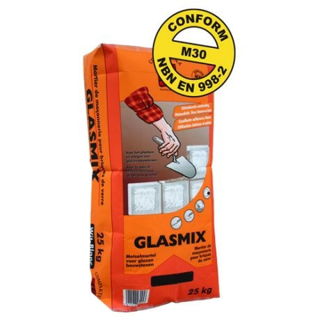 PTB Glasmix 25KG grijs